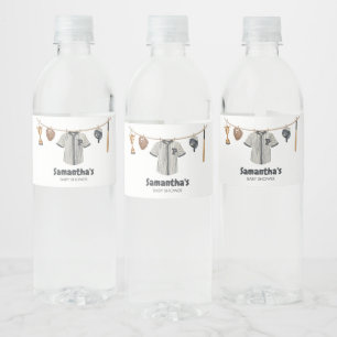 Étiquette Pour Bouteilles D'eau Baby shower de baseball Little Slugger