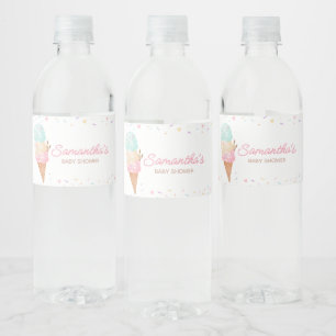 Étiquette Pour Bouteilles D'eau Baby shower de glace