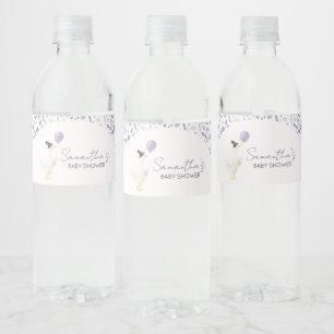 Étiquette Pour Bouteilles D'eau Baby Shower de Little Silly Goose