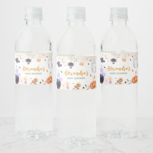 Étiquette Pour Bouteilles D'eau Baby shower d'Halloween