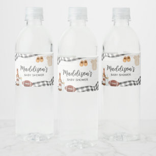 Étiquette Pour Bouteilles D'eau Baby Shower Football