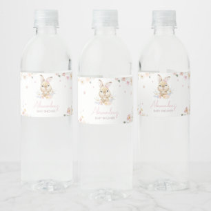 Étiquette Pour Bouteilles D'eau Baby shower lapin