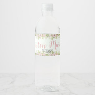 Étiquette Pour Bouteilles D'eau Baby shower lapin de Pâques
