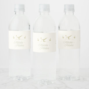 Étiquette Pour Bouteilles D'eau Baby shower pilates fait main