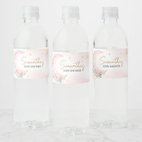 Baby shower rose lune et étoiles