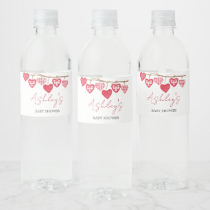 Étiquette Pour Bouteilles D'eau Baby shower Valentine Little Sweetheart