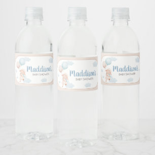 Étiquette Pour Bouteilles D'eau Bain de bébé Petit Agneau