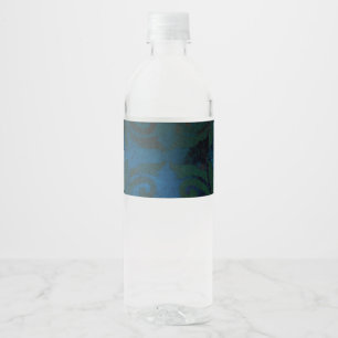 Étiquette Pour Bouteilles D'eau bleu
