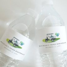 Blue Golf Birthday Par tee