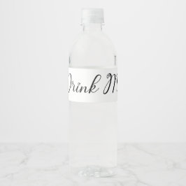Étiquette Pour Bouteilles D'eau Boire moi Étiquette bouteille d'eau - Alice au pay