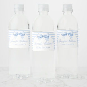 Étiquette Pour Bouteilles D'eau Bouteille Bleue Douce Bébé Garçon Douche Bouteille