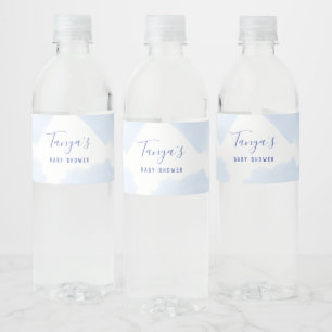 Étiquette Pour Bouteilles D'eau Bouteille bleue étiquette, baby shower