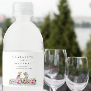 Étiquette Pour Bouteilles D'eau Bouteille d'eau de mariage personnalisée avec mari