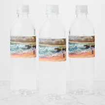 Bouteille Mariage de plage Cadeau