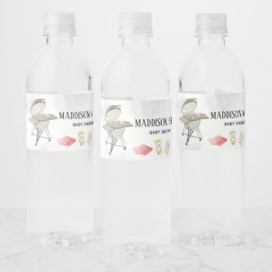 Étiquette Pour Bouteilles D'eau Bun et Burger Baby Shower