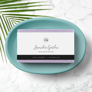 Étiquette Pour Bouteilles D'eau Calligraphie Couleurs modifiables Contraste Étique