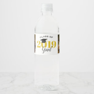 Étiquette Pour Bouteilles D'eau Catégorie 2019   2 photos Graduation