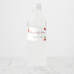 Étiquette Pour Bouteilles D'eau Cerise sur le Baby shower supérieur