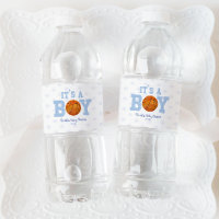 C'est un garçon ! Baby shower Blue Basketball