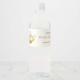 Étiquette Pour Bouteilles D'eau CHARMANT Chamomile Tea Party