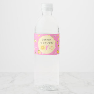 Étiquette Pour Bouteilles D'eau Citron sucré un anniversaire