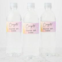 Classe de 20XX Rainbow Artsy Aquarelle