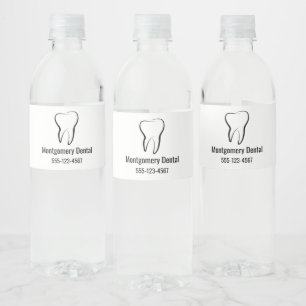 Étiquette Pour Bouteilles D'eau Clinique dentaire dentaire Médicale Business