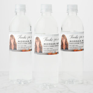 Étiquette Pour Bouteilles D'eau Code QR Open House immobilier