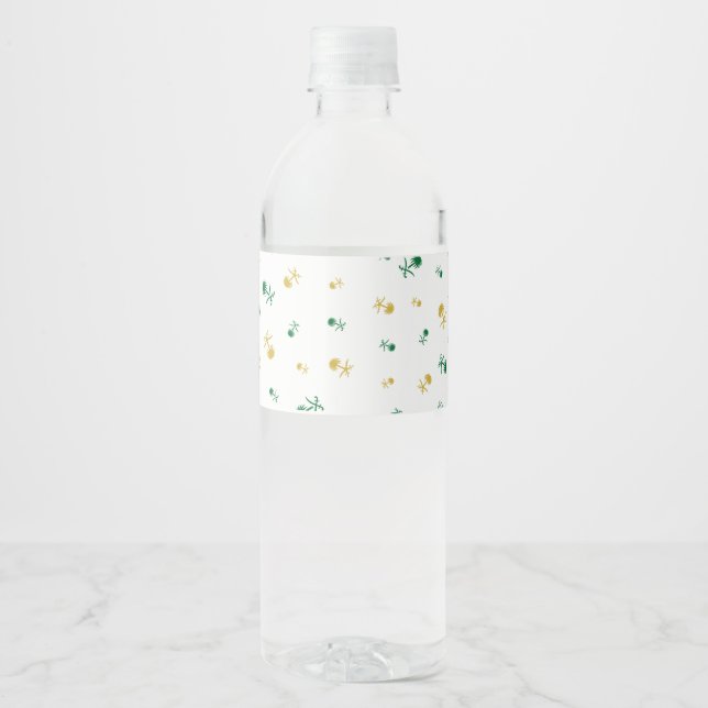 Étiquette Pour Bouteilles D'eau conception saoudienne (Devant)