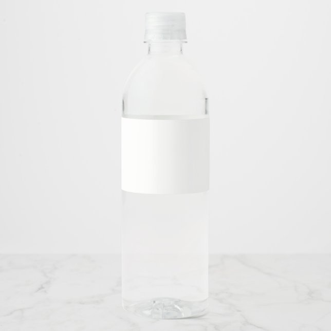 Étiquette Pour Bouteilles D'eau Create Your Own (Devant)