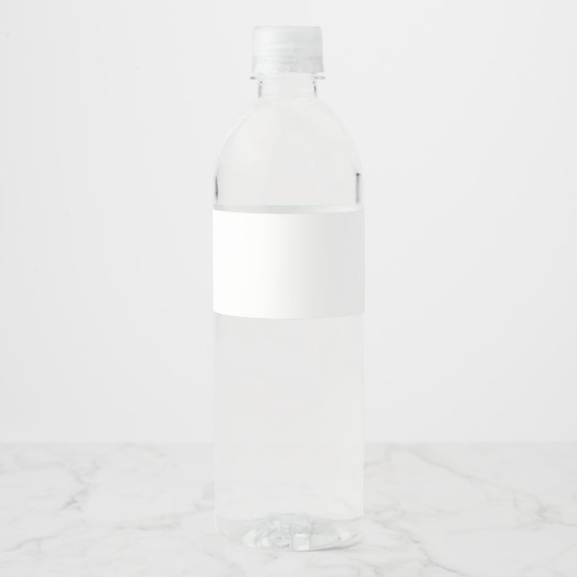 Étiquette Pour Bouteilles D'eau Create Your Own (Devant)