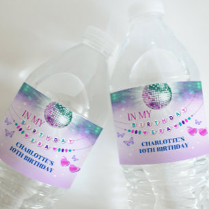 Étiquette Pour Bouteilles D'eau Dans mon Étiquette de bouteille d'eau de l'ère ann