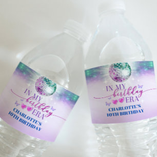 Étiquette Pour Bouteilles D'eau Dans mon Étiquette de bouteille d'eau de l'ère ann