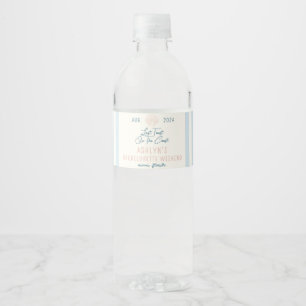 Étiquette Pour Bouteilles D'eau Dernier Toast Sur La Côte Bachelorette Bouteille D