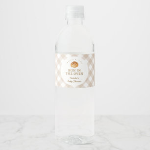 Étiquette Pour Bouteilles D'eau Douce Brioche au Four Baby Shower