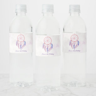 Étiquette Pour Bouteilles D'eau Dreamcatcher Slepover
