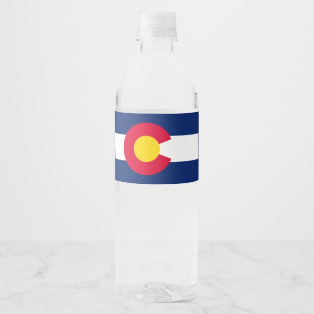 Étiquette Pour Bouteilles D'eau Dynamic Colorado (Devant)