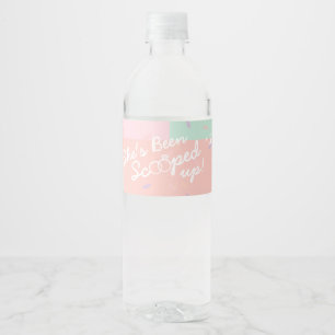Étiquette Pour Bouteilles D'eau Elle a été ramassée ! Fête de douche de mariage de