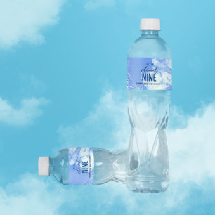 Étiquette Pour Bouteilles D'eau Elle est Sur Cloud Nine ! Fête des mariées/Bachelo