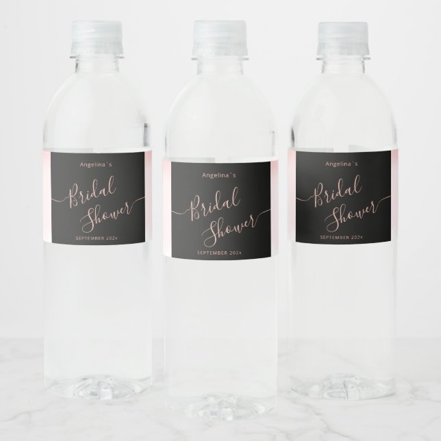 Étiquette Pour Bouteilles D'eau Ensemble d'étiquettes pour aliments et boissons (Bouteilles)