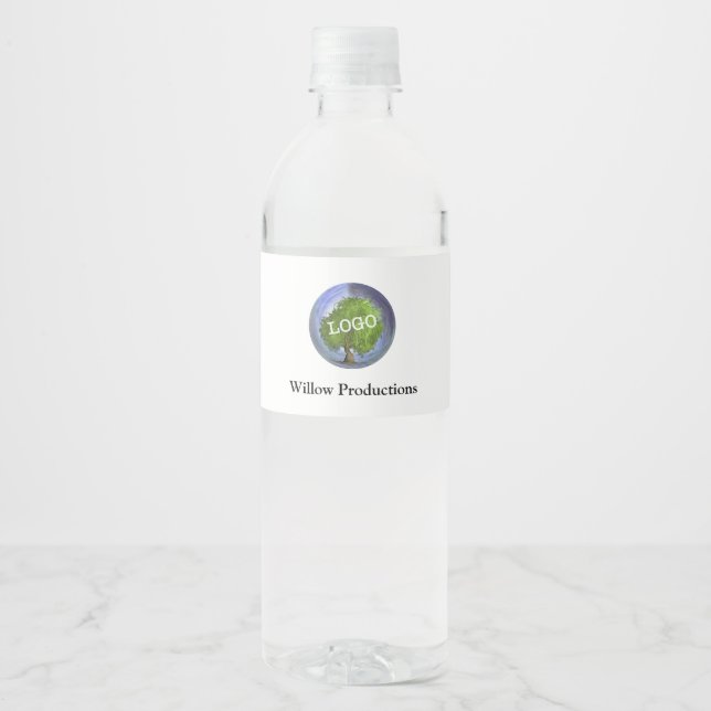 Étiquette Pour Bouteilles D'eau Entreprise promotionnelle du logo commercial (Devant)