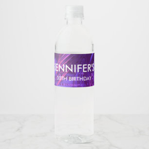 Étiquette Pour Bouteilles D'eau Étiquette de bouteille d'eau à feuille de palmier 