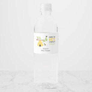Étiquette Pour Bouteilles D'eau Étiquette de bouteille d'eau Baby shower d'abeille