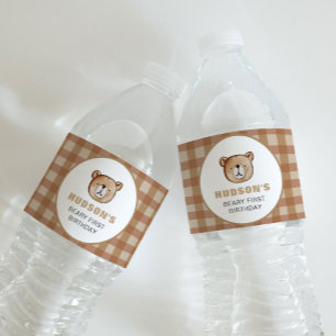 Étiquette Pour Bouteilles D'eau Étiquette de bouteille d'eau d'anniversaire de l'o