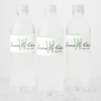 Étiquette Pour Bouteilles D'eau Étiquette de bouteille d'eau de mariage 004