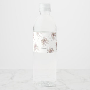 Étiquette Pour Bouteilles D'eau Étiquette de bouteille d'eau pour baby shower avec