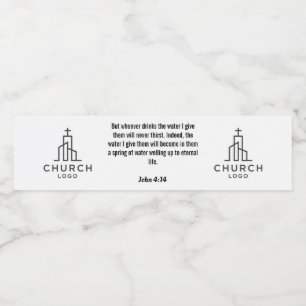 Étiquette Pour Bouteilles D'eau Étiquette d'eau Jean 4:14