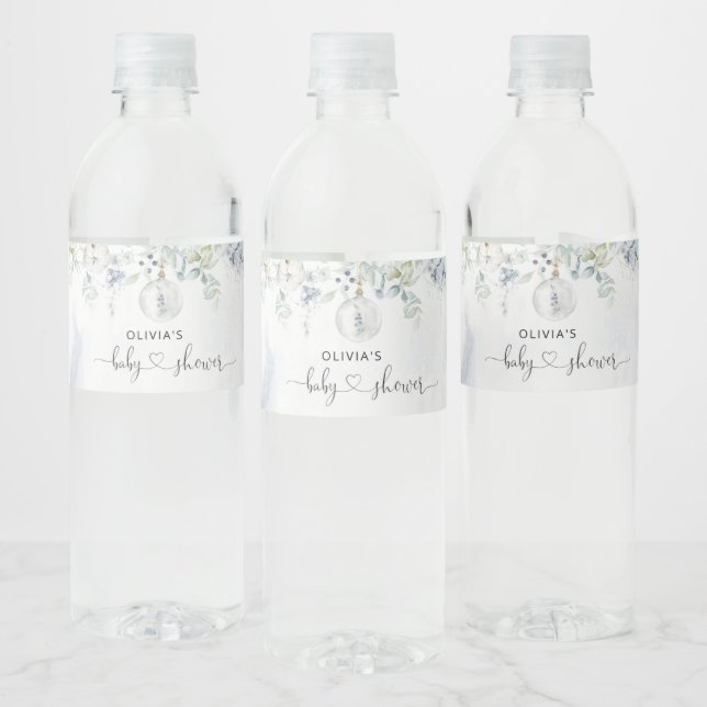 Étiquette Pour Bouteilles D'eau eucalyptus neutre pour les hommes (Bouteilles)