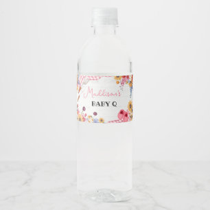 Étiquette Pour Bouteilles D'eau Fête bébé Shower Barbeque Rose
