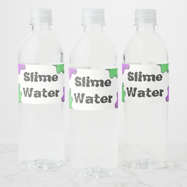 Étiquette Pour Bouteilles D'eau Fête d'anniversaire Slim personnalisée (Bouteilles)